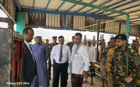 اللجنة الرقابية تنفذ نزولًا ميدانيًا لمحطات الغاز برئاسة وكيل أول محافظة المهرة