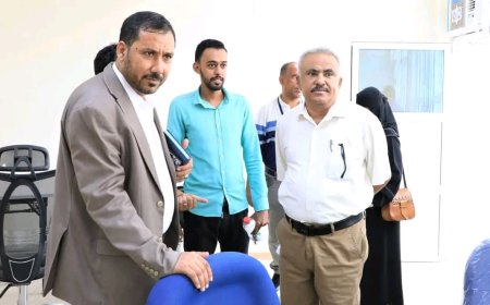 لجنة "التعليم الفني والتدريب المهني" تزور مركز التدريب التأهيل بعدن