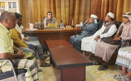 مدير عام مديرية القطن يلتقي مدراء المدارس بالمديرية