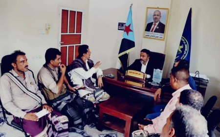 رئيس تنفيذية انتقالي أبين يلتقي مدير شرطة زنجبار ويبحث التحديات الأمنية بالمديرية