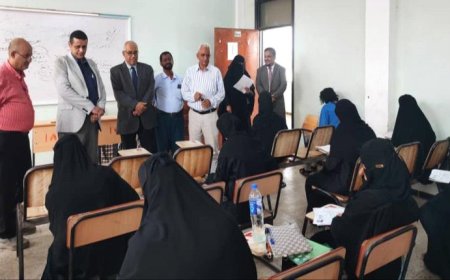 انطلاق امتحانات المفاضلة بكلية الاقتصاد والعلوم السياسية بجامعة عدن