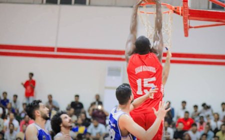 شعب حضرموت يتغلب على وحدة صنعاء ويؤكد جدارته بتصدر مجموعته وبلوغ نهائي بطولة كأس الجمهورية لكرة السلة