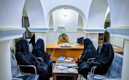 مدير عام مديرية تريم يلتقي قيادة جمعية المستقبل لتنمية المرأة بمديرية تريم