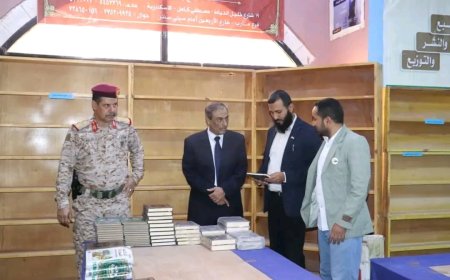 الأمين العام يتفقد التحضيرات النهائية لمعرض شبوة السادس للكتاب 2025
