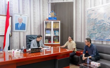 محافظ شبوة يوجه بإعداد دراسات لمشاريع بمديرية رضوم