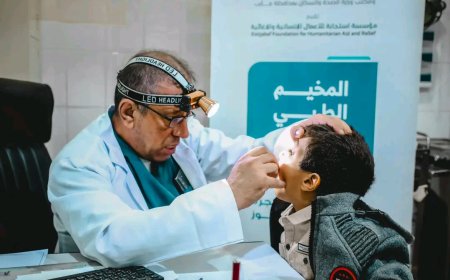 مأرب.. تدشين مخيم طبي مجاني لاستئصال اللوز