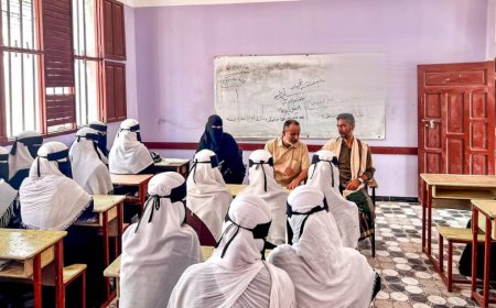 مدير عام بروم ميفع يتفقد الوضع التعليمي بالمديرية