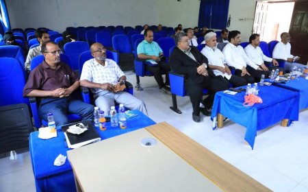 مركز التطوير الأكاديمي وضمان الجودة بجامعة المهرة يقيم ورشة تعريفية عن التصنيف الوطني للجامعات اليمنية