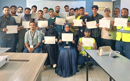 مطار عدن الدولي يختتم الأسبوع الثالث من تدريب التوعية الأمنية لـ93 موظفاً من كوادره