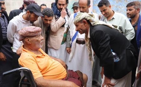 عودة الحاج عبدالله الكحلاني إلى أسرته بعد 58 عامًا من الغياب