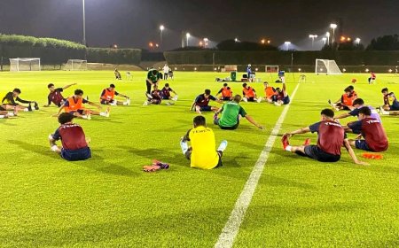 منتخب الناشئين يضع اللمسات النهائية قبل مواجهة قطر بكأس الخليج