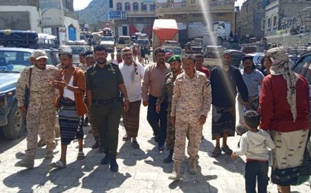 مدير عام الصناعة والتجارة بمحافظة أبين ينفذ نزولًا ميدانياً لتفقد وضبط الأسعار في يافع رصد