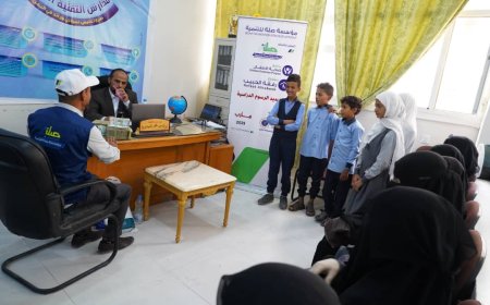 شبكة النماء اليمنية تنفذ نشاط تسديد الرسوم الدراسية لـ60 طفلًا وطفلة ضمن مشروع "رفقة الحبيب"للعام 2025