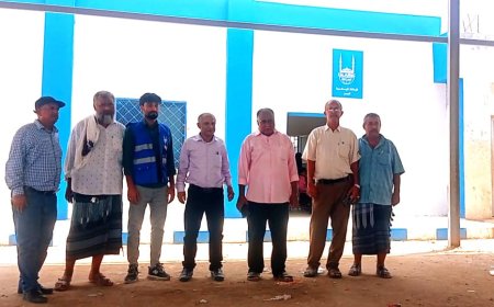 تربية لحج تتسلّم مشروع التأهيل لأربع مدارس في تبن من الاغاثة الاسلامية