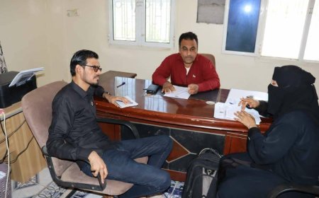 فريق التوجيه والرقابة الرئاسي يطلع على عمل عدد من الإدارات بانتقالي أبين