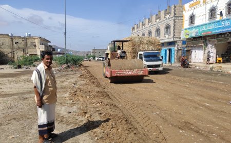 مدير عام مودية يتفقد سير العمل في مشروع إعادة ترميم الطريق الدولي