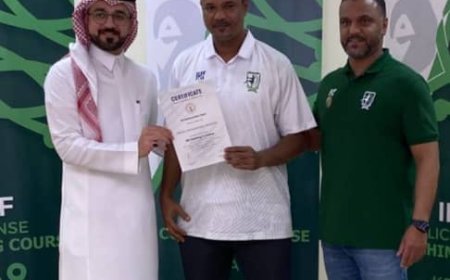 فكري البدوي يتحصل على الرخصة الدولية C في تدريب كرة اليد