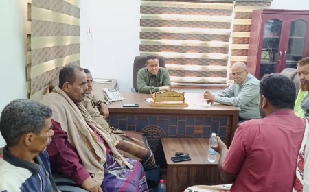 تعاون مشترك بين السلطة المحلية والمجلس الانتقالي لمواجهة آثار السيول في تبن