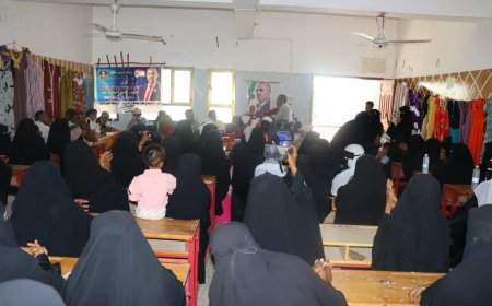 انتقالي أبين يختتم دورة تدريبية في الخياطة بخنفر بحضور الفريق الرئاسي