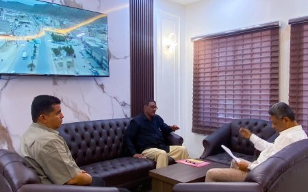 المدير التنفيذي لصندوق النظافة يبحث أوجه التعاون المشترك مع مدير عام تريم