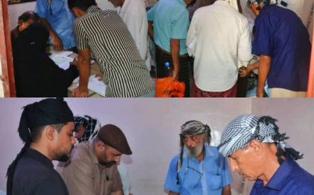 هيئة أراضي أبين تواصل استقبال ملفات المواطنين بمنطقة العلم للأسبوع الثاني على التوالي