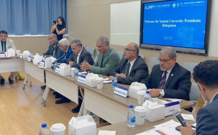 ضمن برنامج الزيارة لجمهورية الصين الشعبية: وفد رؤساء الجامعات اليمنية يزور جامعتي فودان وتونجي في شنغهاي