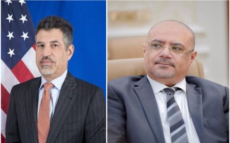 الوزير باذيب يبحث مع السفير الأمريكي تعزيز التعاون في قطاع الاتصالات