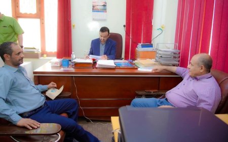 المحافظ بن الوزير يتابع ترتيبات تشغيل وحدة الرنين المغناطيسي بمستشفى الشيخ محمد بن زايد