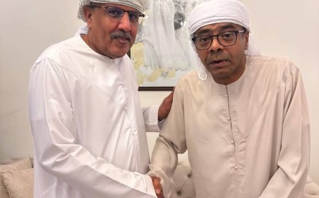 رئيس الجمعية الوطنية للمجلس يلتقي الكاتب والصحفي هاني مسهور في أبوظبي