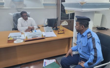 مدير عام تريم يلتقي مدير إدارة شرطة السير بالمديرية