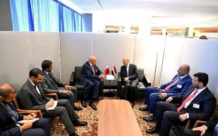 رئيس مجلس القيادة يستقبل وزير الخارجية البحريني لبحث التعاون الثنائي والتحديات المشتركة