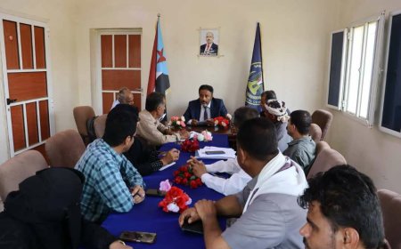 تنفيذية انتقالي أبين تشيد بقوات خفر السواحل والحزام الأمني بالمحافظة