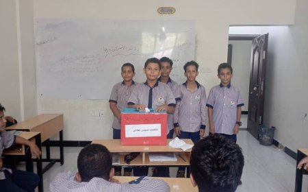 إدارة مدارس جنة عدن تدشن انتخابات مجالس الفصول الدراسية