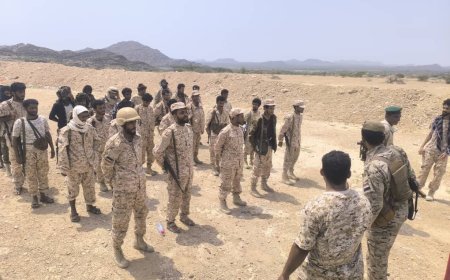 التوجيه المعنوي في اللواء الثاني دعم وإسناد ينفذ نزولًا ميدانيًا إلى مواقع اللواء في وادي عومران