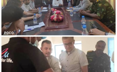 اصلاحية المكلا المركزية تستقبل مدير عام مكتب رئيس مصلحة السجون و فريق مفوضية الامم المتحدة السامية لحقوق الانسان  لبحث أوضاع السجناء في حضرموت الساحل