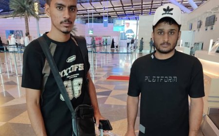 طالب من أبين يغادر إلى الأردن لمواصلة دراسته الجامعية في هندسة الميكاترونكس