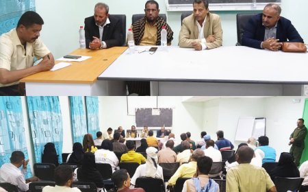 محافظ أبين يرأس اجتماعاً لقيادة مستشفى الرازي ويوجه بحزمة من الإجراءات للنهوض بواقع المستشفى