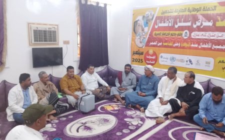 مدير عام السوم يدشن الحملة الوطنية الطارئة للتحصين ضد مرض شلل الاطفال "الجولة الثانية" من منزل إلى منزل وفي جميع المرافق الصحية