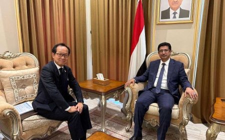 وكيل الخارجية يبحث مع السفير الياباني التعاون الثنائي ودعم خفر السواحل