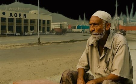 صابر بين المطار والميناء