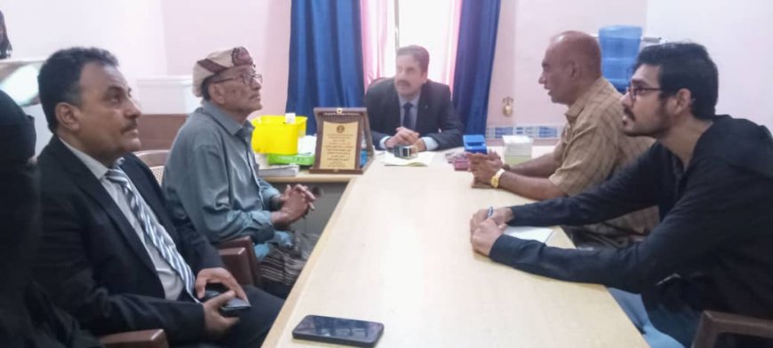 الجبواني يزور مستشفى زنجبار ويطلع على التحديات الصحية في أبين