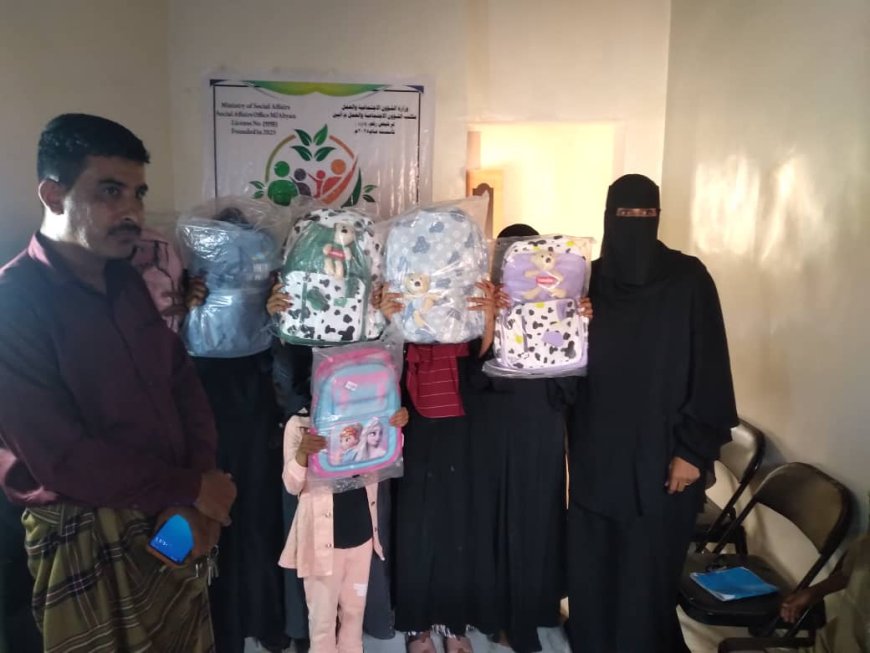 مؤسسة العُلا أبين تدشّن مشروع الحقيبة المدرسية للأيتام بزنجبار