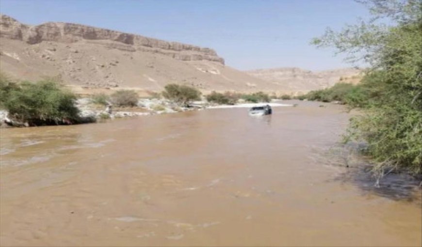 انتشال جثة شاب عشريني غرق في مضلعة بن سهيل بوادي تريم