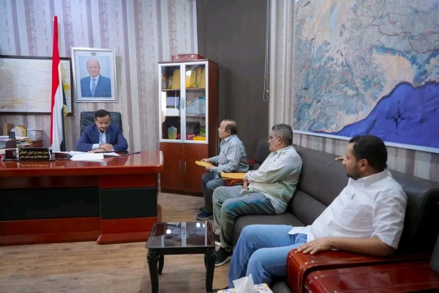 المحافظ بن الوزير يناقش مع فرع هيئة الآثار مشاريع الحفاظ على المواقع التاريخية في شبوة
