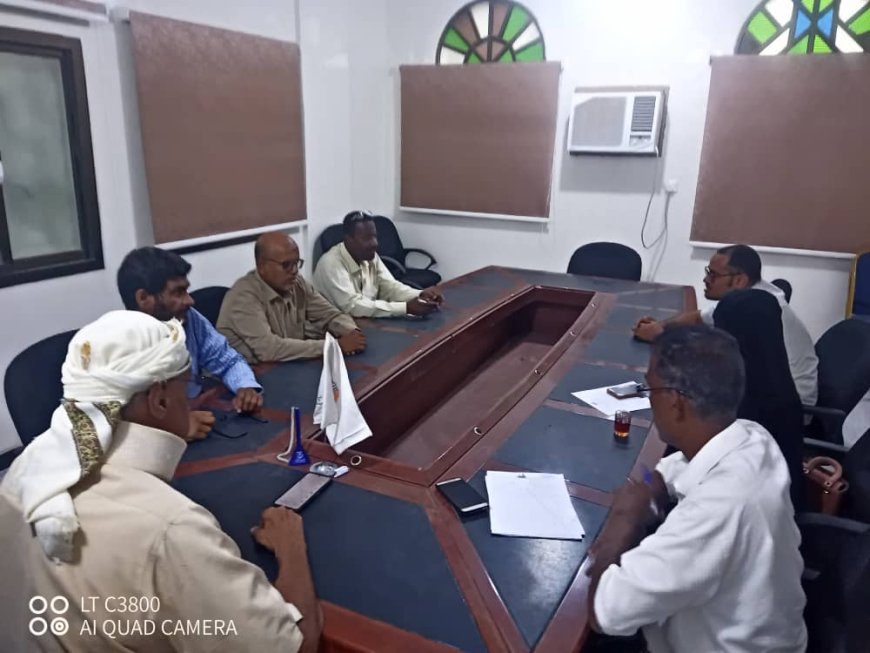 الهيئة الحضرمية لإصلاح ذات البين تناقش مقترح عمل برنامج زيارات ميدانية للمؤسسات والجهات ذات العلاقة