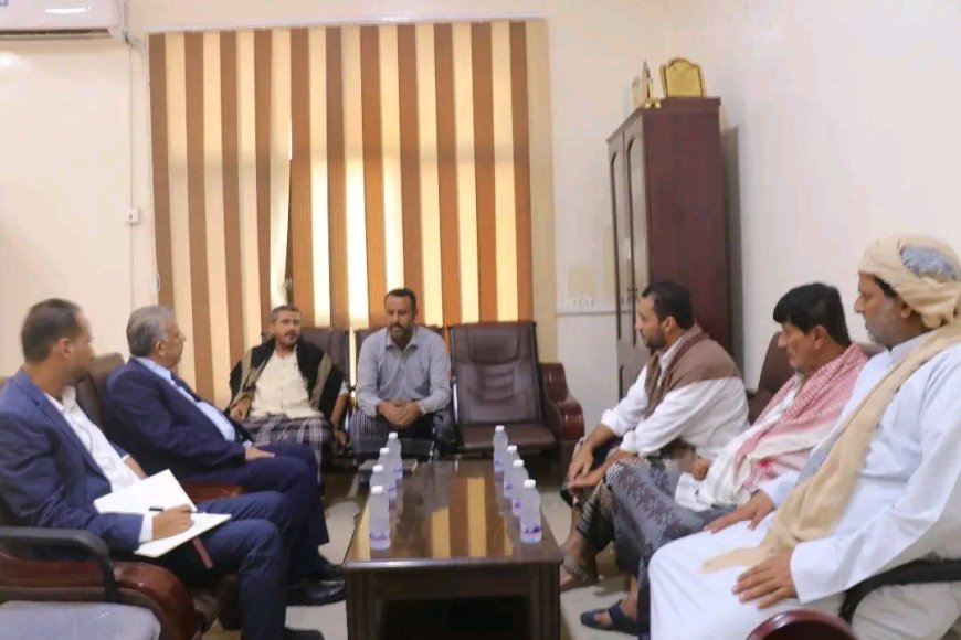 فريق التوجيه والرقابة الرئاسي يطلع على نشاط مكتب التخطيط والتعاون الدولي بمحافظة المهرة