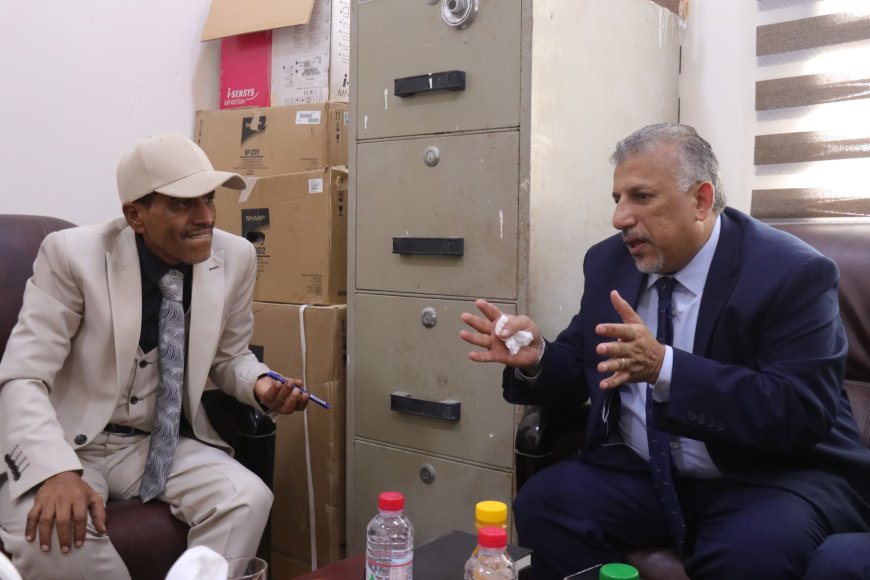 فريق التوجيه والرقابة الرئاسي يطلع على أداء البنك المركزي فرع المهرة