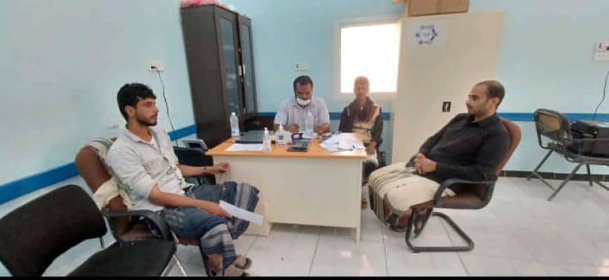 عضو الجمعية الوطنية للمجلس الانتقالي الجنوبي "عيسى الحميري" في زيارة تفقدية لمستشفى عزان العام