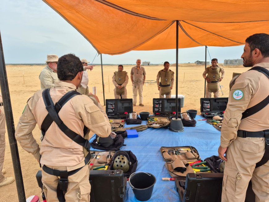 فرق «مسام» تبدأ أعمالها في مديرية ميدي  أسامة القصيبي: عمل المشروع في محافظة حجة يتم وفق برنامج زمني محدد 
