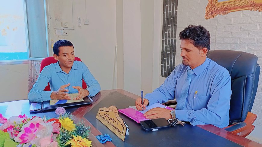 إعلام ابين ومركز التراث والدراسات جامعة ابين يناقشان تنفيذ خطة عمل مشتركة .